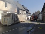 Containerbrand Franziskusstraße